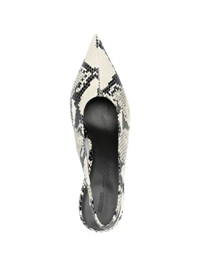 Khaite Bella Python-embossed Leather Pump In Multi