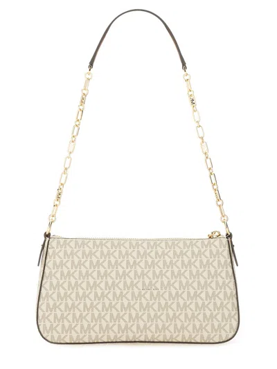 Michael Kors Medium Clutch In White