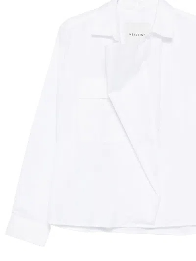 Herskind White Regular Solid Shirt In White