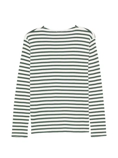 Closed Striped T-shirt In Green