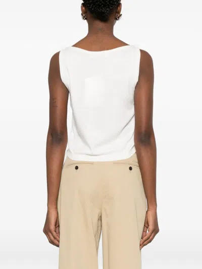 Dunst Drawstring Top In White