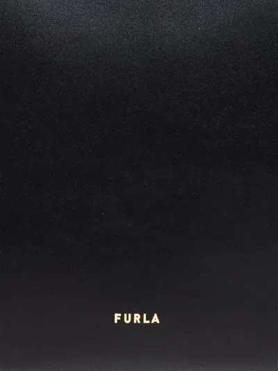 Furla Divide It Borsa Shopping S Nero Nero Pelle Di Vitello Sidney Donna In Black