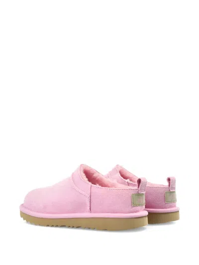 Ugg Classic Micro Suede Boots In Pink