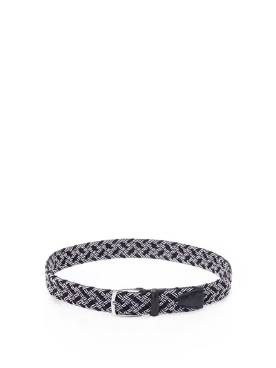 Orciani Positano Buckle Belt In Blue