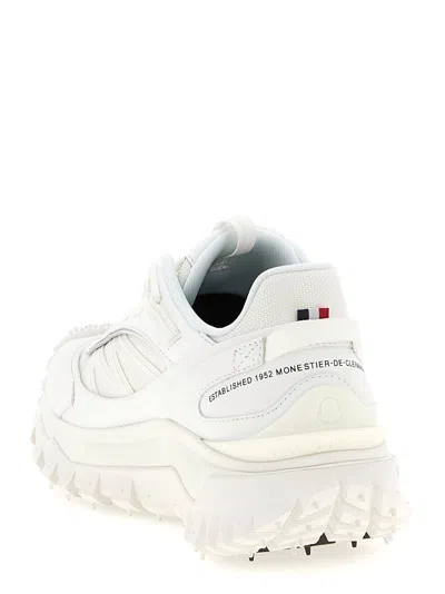 Moncler Waterproof Trailgrip Gtx Sneakers With Carbon Fiber In White