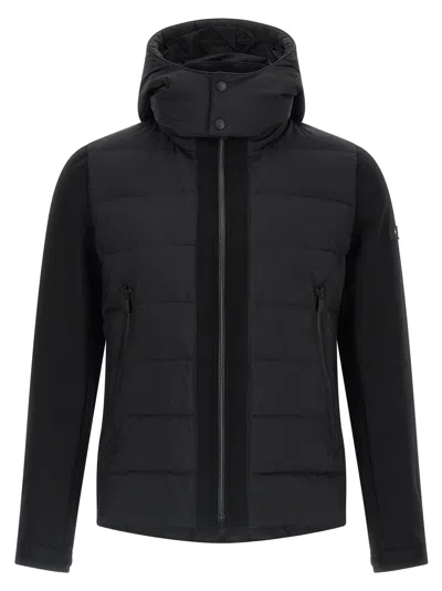 Tatras Long-sleeved Cotton-padded Jacket In Black