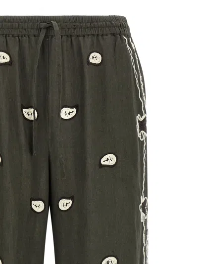 P.a.r.o.s.h Beach26 Pants Green In Green
