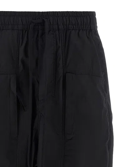Thom Krom 34 Drawstring Low-crotch Pants In Black