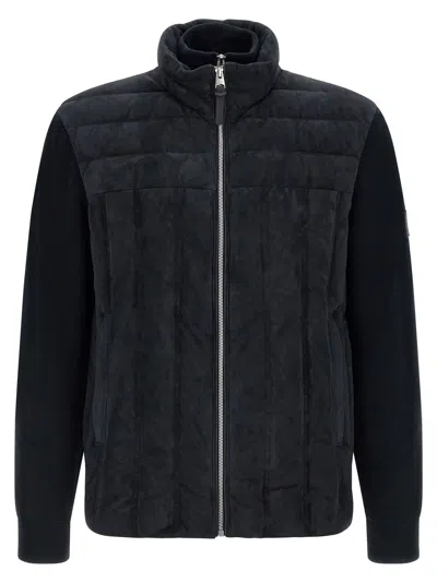 Mackage Blue Solid Wool Jacket In Blue
