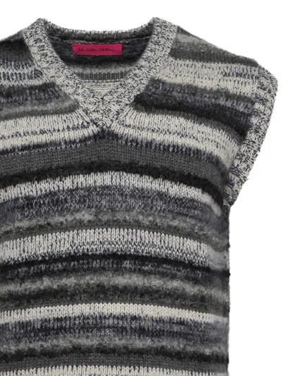 The Elder Statesman Stripe-pattern Vest In Multi