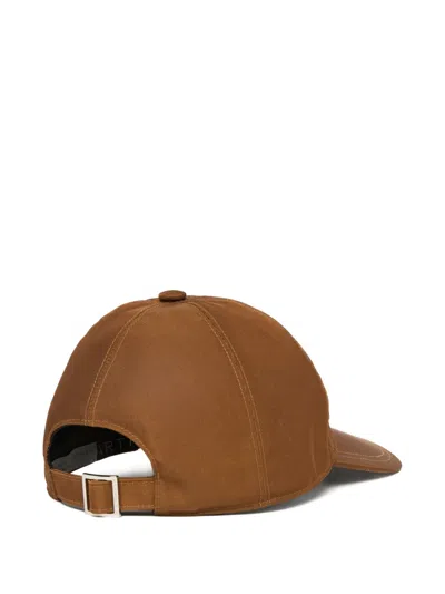 Stella Mccartney Logo Cap Curved Brim Panelled Design Top In Neutral