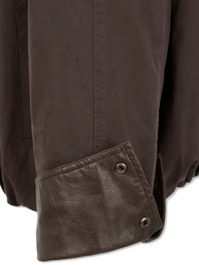 Tomboy Collared Jacket In Brown