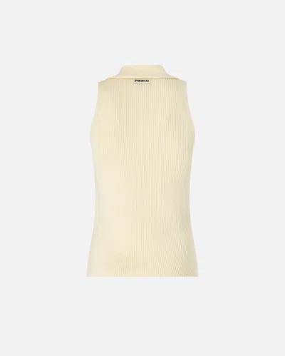 Pinko Button-up Top In Neutral
