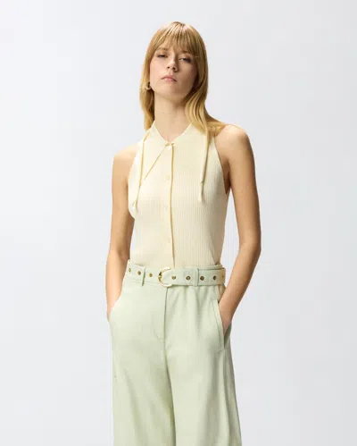 Pinko Button-up Top In Neutral