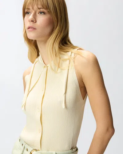 Pinko Button-up Top In Neutral