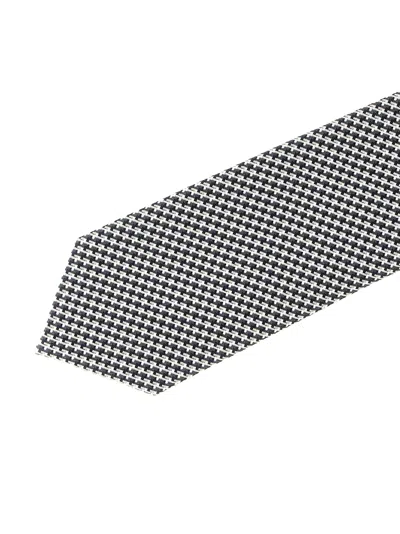 Tom Ford Silk Tie Regular Width Patterned Surface In Gold