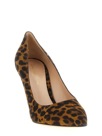 Gianvito Rossi 85mm Gianvito Leopard Suede Pointed-toe Pumps In Animal Print