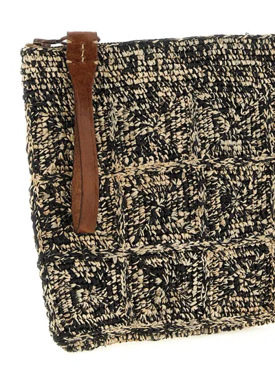 Ibeliv Tanala Clutch Bag Rectangular Shape Wrist Strap In Multi