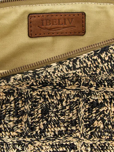 Ibeliv Tanala Clutch Bag Rectangular Shape Wrist Strap In Multi