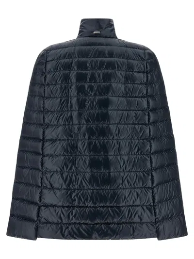 Herno Quilted Down Jacket In Blue