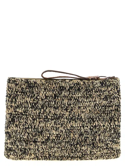 Ibeliv Tanala Clutch Bag Rectangular Shape Wrist Strap In Multi