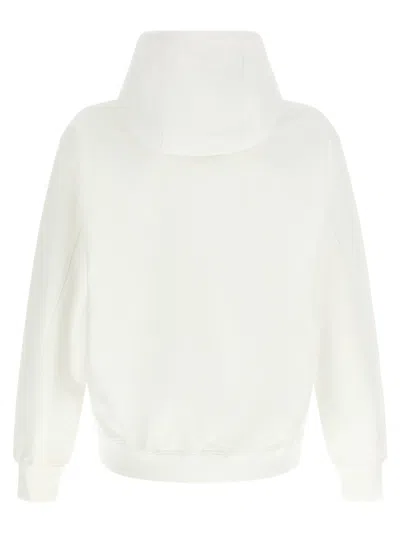 Casablanca Tennis Club Logo-print Hooded Cotton Sweatshirt In White