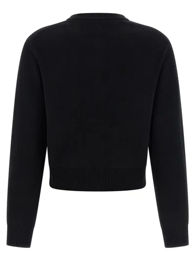 Chloé Chloe Embellished-pocket Wool And Cashmere-blend Cardigan In Black