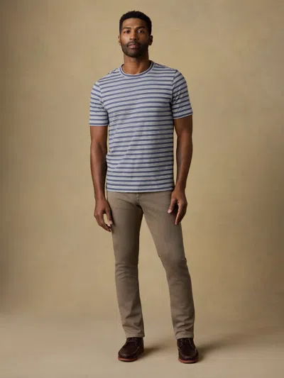 Faherty Sunwashed Regenerative T-shirt In Blue