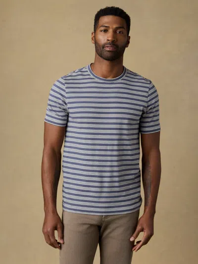 Faherty Sunwashed Regenerative T-shirt In Blue