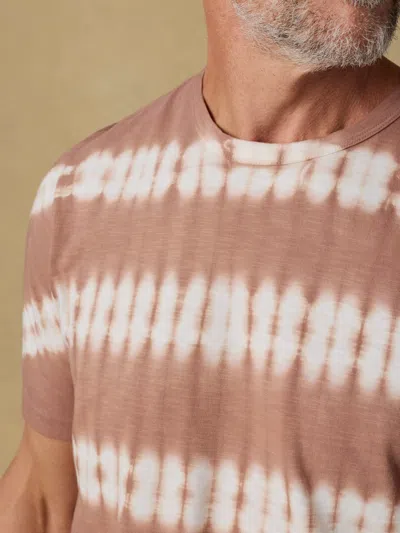 Faherty Sunwashed Regenerative T-shirt In Brown
