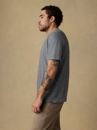 Faherty Sunwashed Regenerative T-shirt In Gray