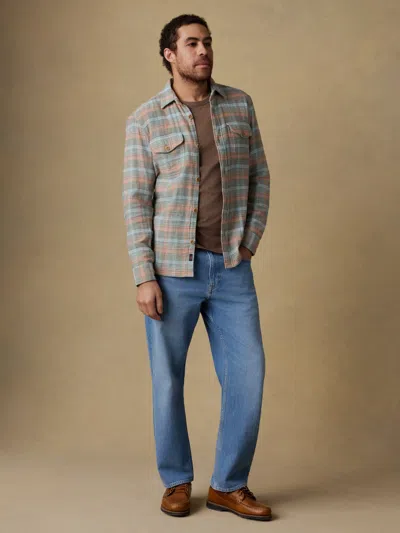 Faherty Belmar Workshirt In Gray