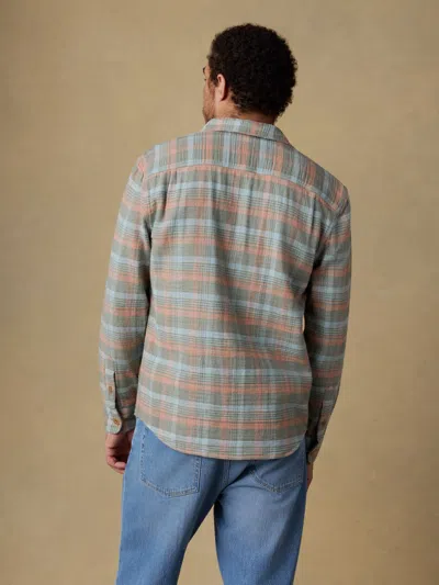 Faherty Belmar Workshirt In Gray