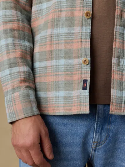 Faherty Belmar Workshirt In Gray