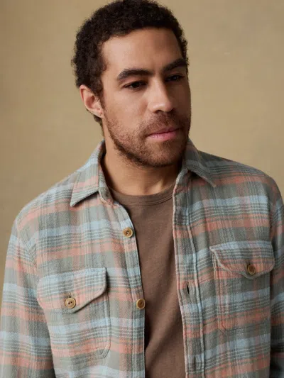 Faherty Belmar Workshirt In Gray