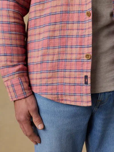 Faherty Belmar Workshirt In Pink