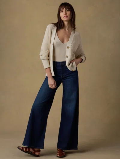 Faherty Miramar Linen Relaxed Cardigan In Neutral