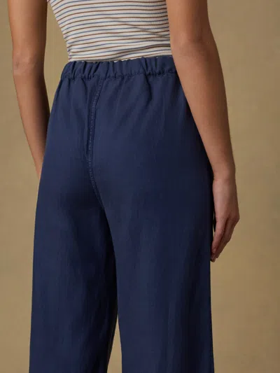 Faherty Topanga Drape Pants In Blue