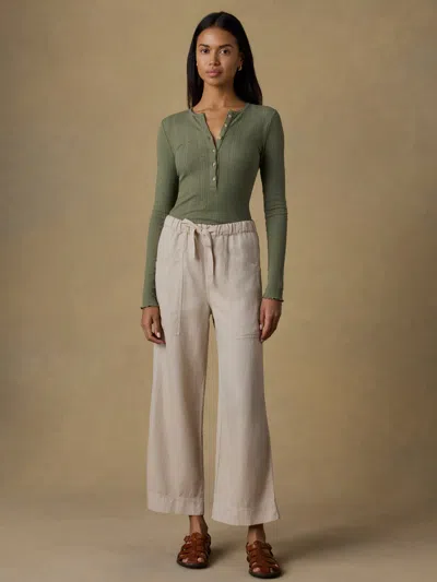 Faherty Topanga Drape Ankle Pants In Multi