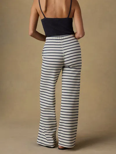 Faherty Surfside Pants Salt Air Stripe In White