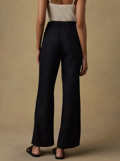 Faherty Sun Strider Linen Pants In Brown