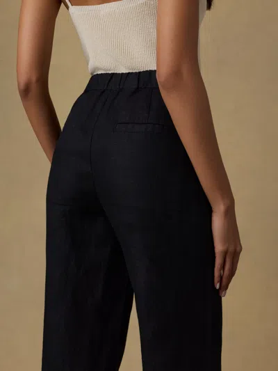 Faherty Sun Strider Linen Pants In Brown