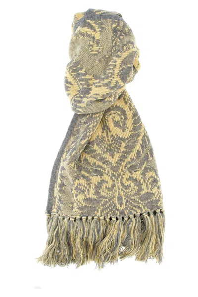 Etro Baroque Pattern Jacquard Scarf In Multi