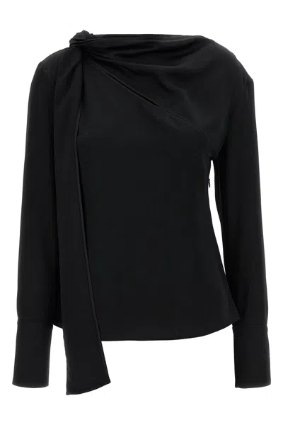 Givenchy Viscose Blouse In Black