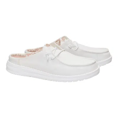 Hey Dude Wendy Slip Stretch Slipon In White