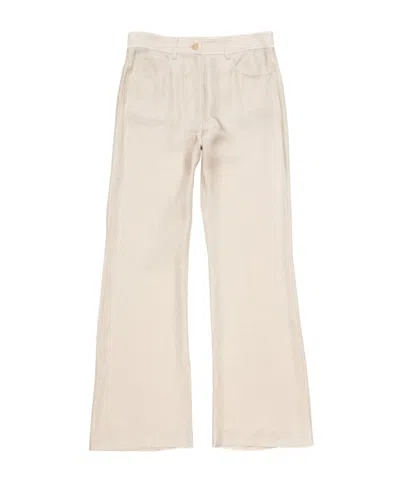 Acne Studios Patterned Trousers In Neutral