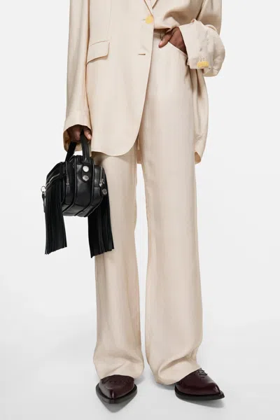 Acne Studios Patterned Trousers In Neutral