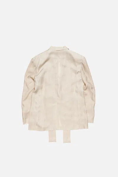 Acne Studios Single-breasted Suit Jacket In Neutral