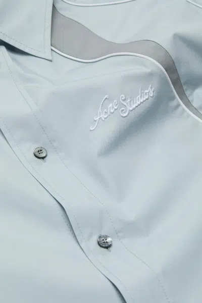 Acne Studios Long Sleeve Shirt In Blue