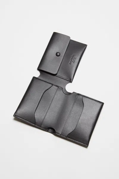 Acne Studios Folding Card Holder In Black